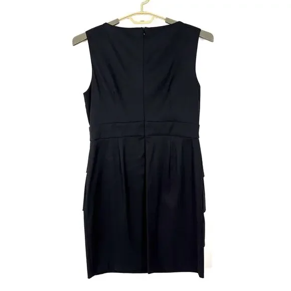 Dressbarn Collection Black Sheath Dress 14 Audrey old money career office - Picture 5 of 8